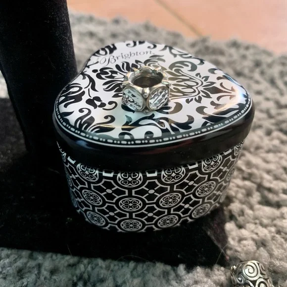 Brighton charm big round clear and silver beads nwot - Picture 5 of 5